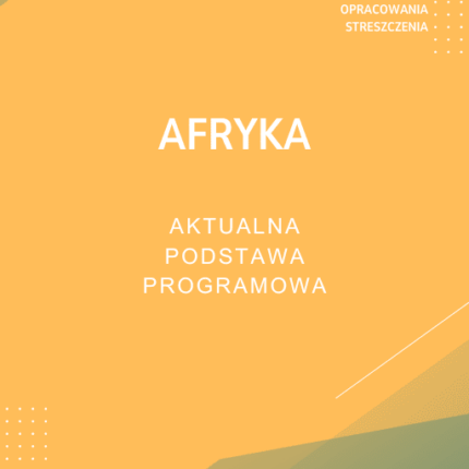 Afryka Sprawdzian Kartkówka