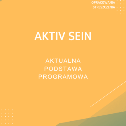 Aktiv sein Sprawdzian Kartkówka
