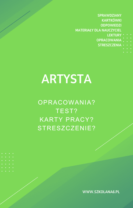 Artysta.png Artysta Sprawdziany, Opracowanie, Notatki - obrazek 1