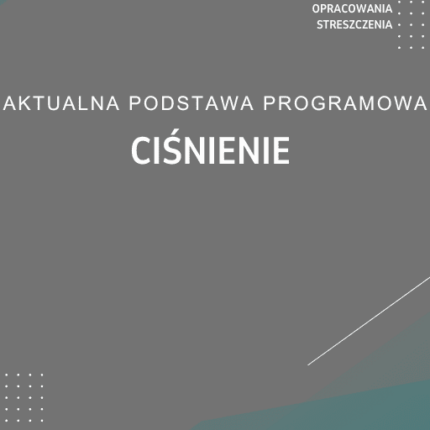 Ciśnienie Sprawdzian Kartkówka