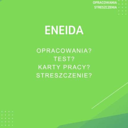 Eneida Sprawdziany, Opracowanie, Notatki