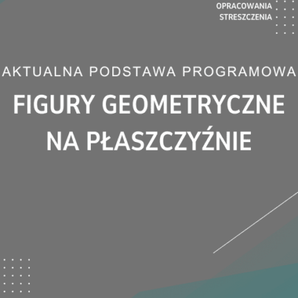 Figury geometryczne na płaszczyźnie Sprawdzian Kartkówka