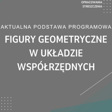 Figury geometryczne w układzie współrzędnych Sprawdzian Kartkówka