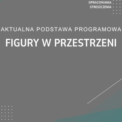Figury w przestrzeni Sprawdzian Kartkówka