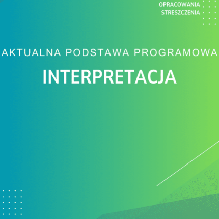 Interpretacja Sprawdzian Kartkówka Notatki