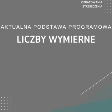 Liczby wymierne Sprawdzian Kartkówka