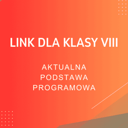 Link dla klasy VIII Sprawdziany