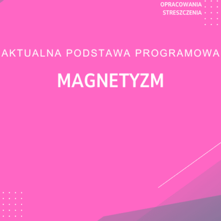 Magnetyzm Sprawdzian Kartkówka