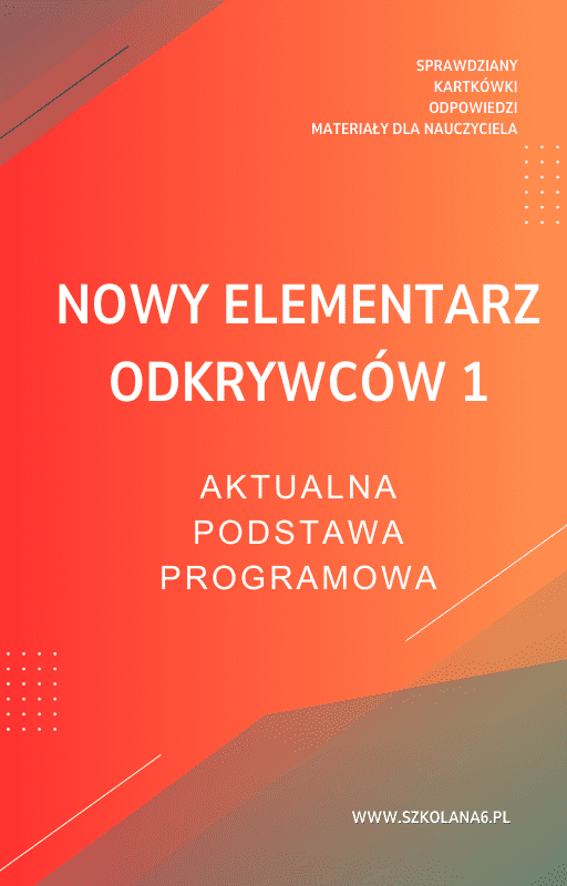 NOWY-Elementarz-Odkrywcow-1.png NOWY Elementarz Odkrywców 1 Sprawdziany - obrazek 1