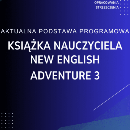 New English Adventure 3 Książka nauczyciela