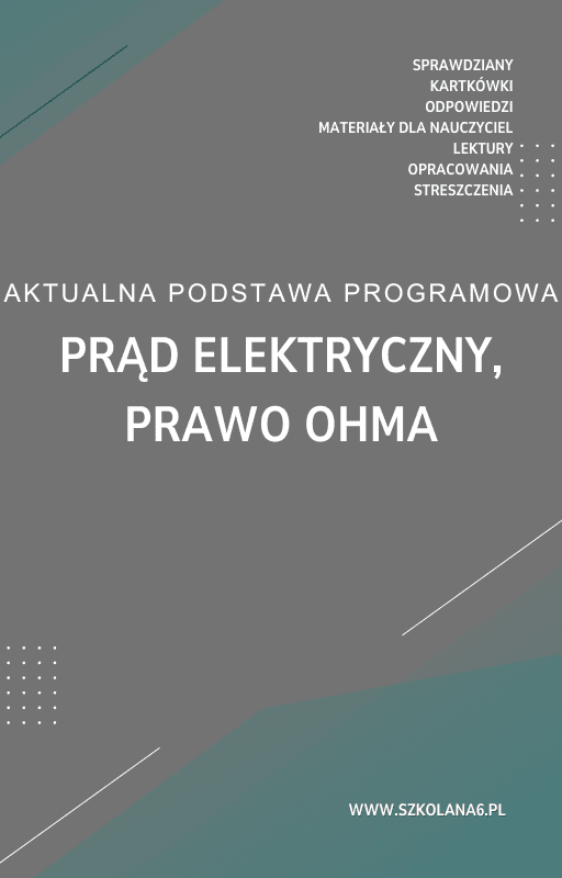 Prad-elektryczny-prawo-ohma.png Prąd elektryczny, prawo Ohma Sprawdzian Kartkówka - obrazek 1