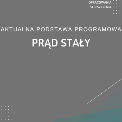 Prąd stały Sprawdzian Kartkówka