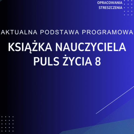 Puls Życia 8 Książka nauczyciela