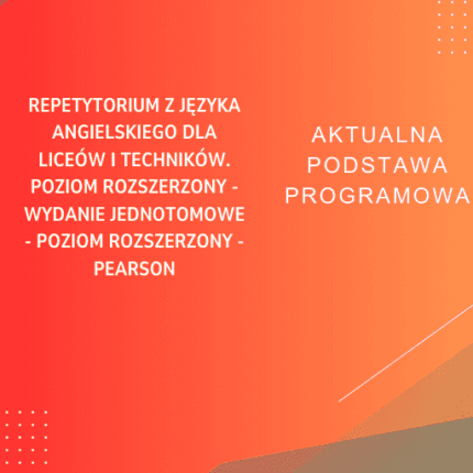 Repetytorium z języka angielskiego dla liceów i techników. Poziom rozszerzony - Wydanie jednotomowe - poziom rozszerzony - PEARSON Sprawdziany