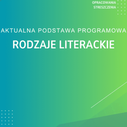 Rodzaje literackie Sprawdzian Kartkówka Notatki