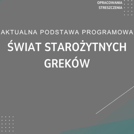 Świat starożytnych Greków Sprawdzian Kartkówka