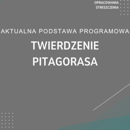 Twierdzenie Pitagorasa Sprawdzian Kartkówka