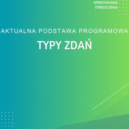 Typy zdań Sprawdzian Kartkówka Notatki