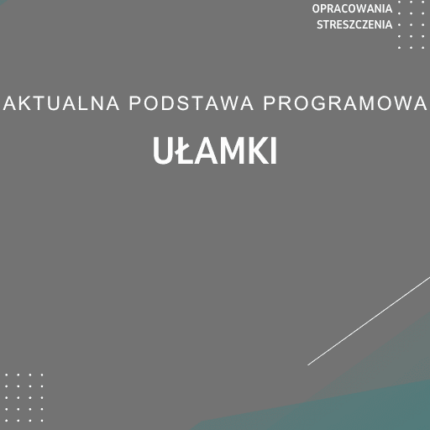 Ułamki Sprawdzian Kartkówka
