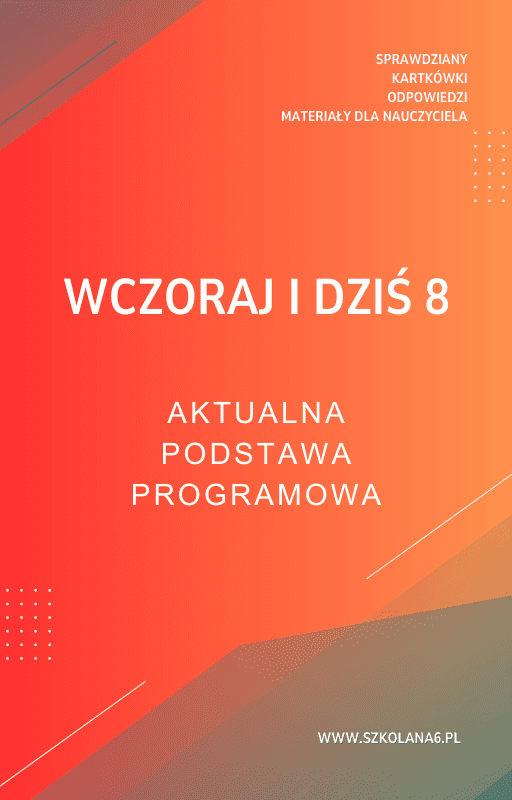 Wczoraj-i-Dzis-8.png Wczoraj i dziś 8 Sprawdziany - obrazek 1