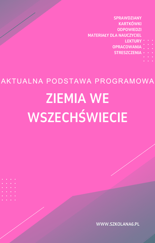 Ziemia-we-wszechswiecie.png Ziemia we wszechświecie Sprawdzian Kartkówka - obrazek 1
