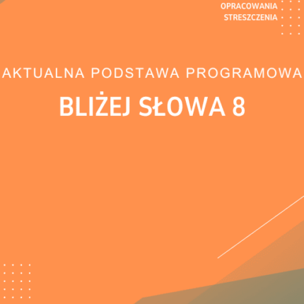 Bliżej słowa 8 Sprawdziany