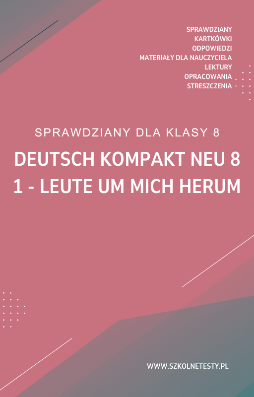 deutsch-kompakt-neu-8-kapitel-1.png 1. Leute um mich herum SPRAWDZIAN ODPOWIEDZI Deutsch KOMPAKT neu 8 - obrazek 1
