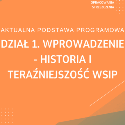 Dział 1. Wprowadzenie - Historia i teraźniejszość Sprawdzian Kartkówka