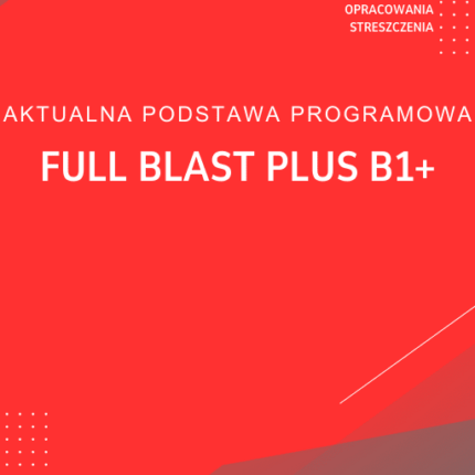Full Blast Plus B1 Plus Sprawdziany