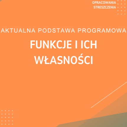 Funkcje i ich własności Sprawdzian Kartkówka