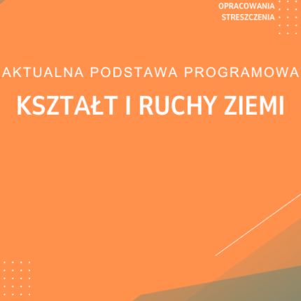 Kształt i ruchy ziemi Sprawdzian Kartkówka