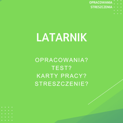 Latarnik Sprawdziany, Opracowanie, Notatki