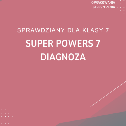 Super Powers 7 Diagnoza