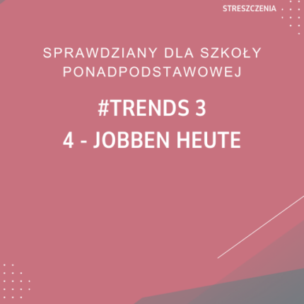 4. Jobben heute SPRAWDZIAN ODPOWIEDZI #trends 3