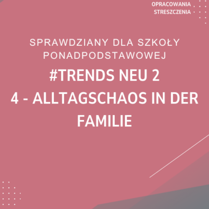4. Alltagschaos in der Familie SPRAWDZIAN ODPOWIEDZI #trends neu 2